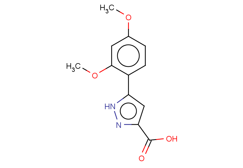 5-(2,4-dimethoxyphenyl)-1H-pyrazole-3-carboxylic acid