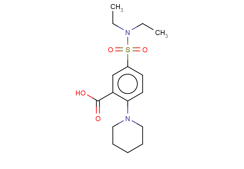 5-(diethylsulfamoyl)-2-(piperidin-1-yl)benzoic acid