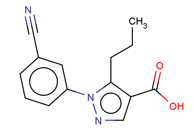 1-(3-cyanophenyl)-5-propyl-1H-pyrazole-4-carboxylic acid