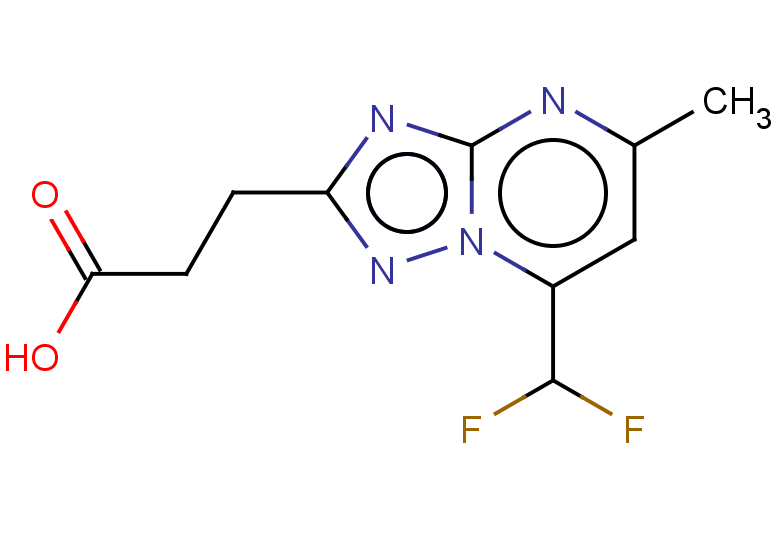 3-[7-(difluoromethyl)-5-methyl-[1,2,4]triazolo[1,5-a]pyrimidin-2-yl]propanoic acid