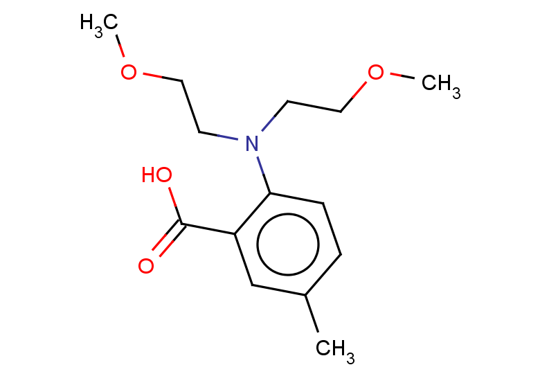 2-[bis(2-methoxyethyl)amino]-5-methylbenzoic acid