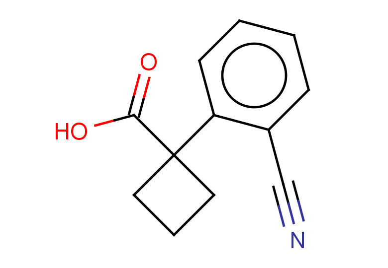 1-(2-cyanophenyl)cyclobutane-1-carboxylic acid