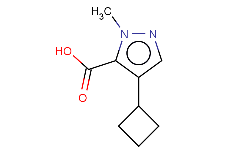 4-cyclobutyl-1-methyl-1H-pyrazole-5-carboxylic acid