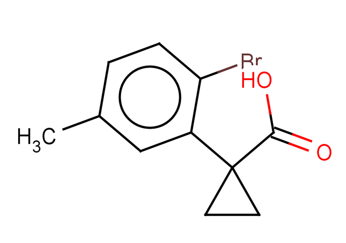 1-(2-bromo-5-methylphenyl)cyclopropane-1-carboxylic acid