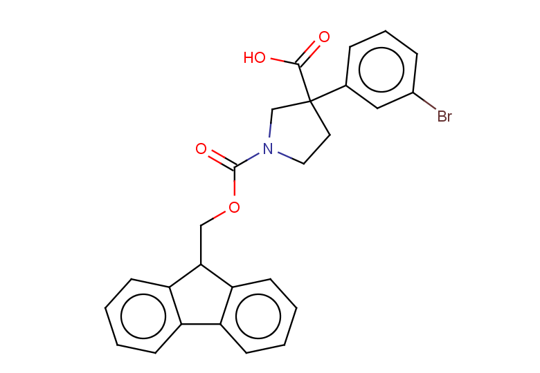 3-(3-bromophenyl)-1-{[(9H-fluoren-9-yl)methoxy]carbonyl}pyrrolidine-3-carboxylic acid