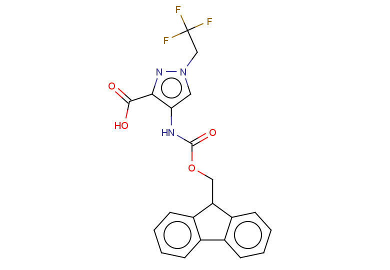 4-({[(9H-fluoren-9-yl)methoxy]carbonyl}amino)-1-(2,2,2-trifluoroethyl)-1H-pyrazole-3-carboxylic acid