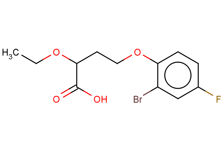 4-(2-bromo-4-fluorophenoxy)-2-ethoxybutanoic acid