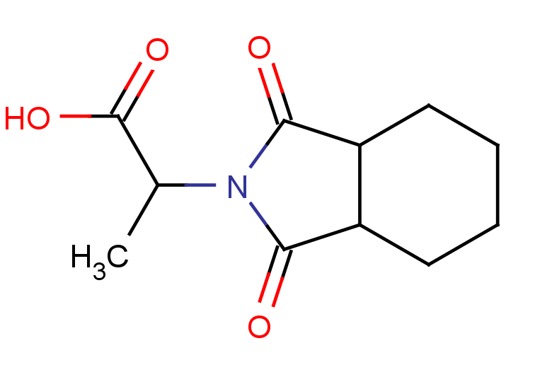 2-(1,3-dioxo-octahydro-1H-isoindol-2-yl)propanoic acid