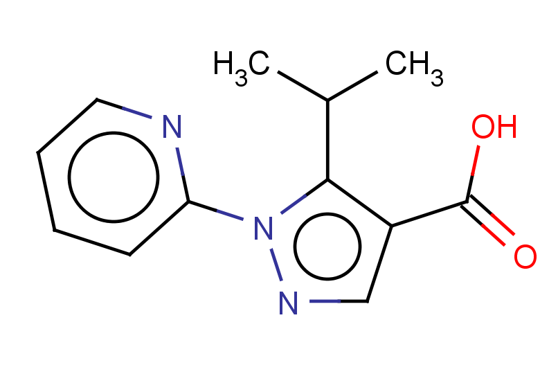 5-(propan-2-yl)-1-(pyridin-2-yl)-1H-pyrazole-4-carboxylic acid