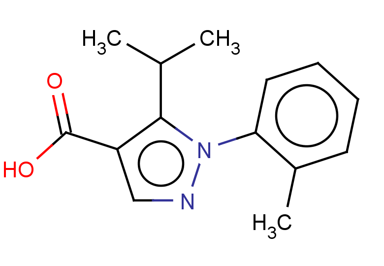 1-(2-methylphenyl)-5-(propan-2-yl)-1H-pyrazole-4-carboxylic acid