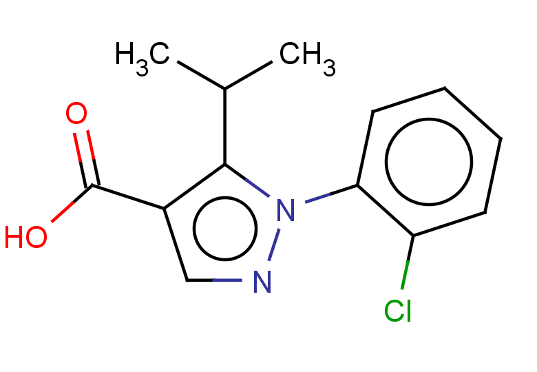 1-(2-chlorophenyl)-5-(propan-2-yl)-1H-pyrazole-4-carboxylic acid