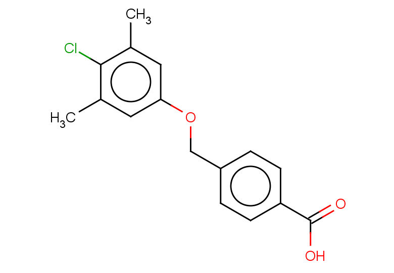 4-[(4-chloro-3,5-dimethylphenoxy)methyl]benzoic acid
