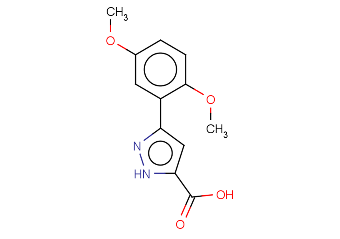 3-(2,5-dimethoxyphenyl)-1H-pyrazole-5-carboxylic acid