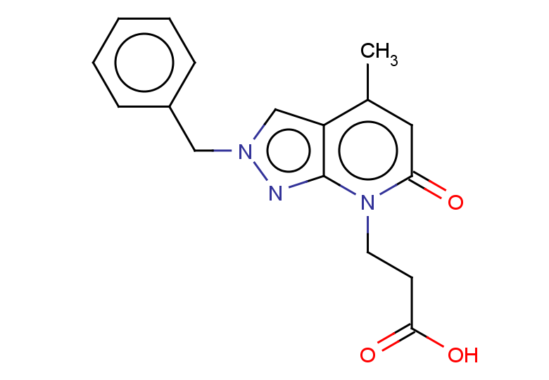3-{2-benzyl-4-methyl-6-oxo-2H,6H,7H-pyrazolo[3,4-b]pyridin-7-yl}propanoic acid