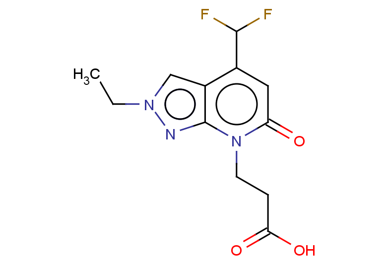 3-[4-(difluoromethyl)-2-ethyl-6-oxo-2H,6H,7H-pyrazolo[3,4-b]pyridin-7-yl]propanoic acid