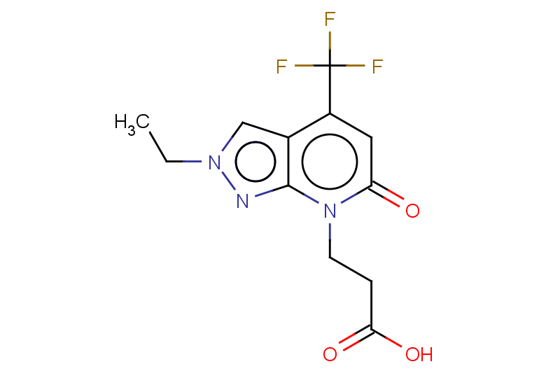 3-[2-ethyl-6-oxo-4-(trifluoromethyl)-2H,6H,7H-pyrazolo[3,4-b]pyridin-7-yl]propanoic acid