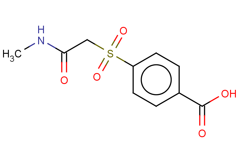 4-[(methylcarbamoyl)methanesulfonyl]benzoic acid