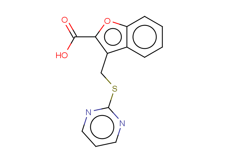 3-[(pyrimidin-2-ylsulfanyl)methyl]-1-benzofuran-2-carboxylic acid