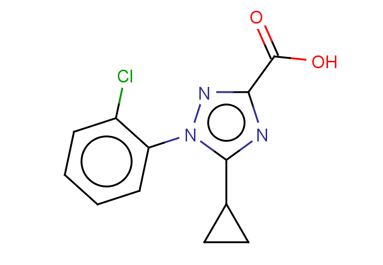 1-(2-chlorophenyl)-5-cyclopropyl-1H-1,2,4-triazole-3-carboxylic acid