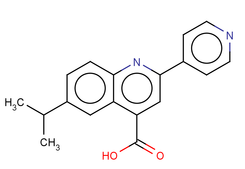 6-(propan-2-yl)-2-(pyridin-4-yl)quinoline-4-carboxylic acid
