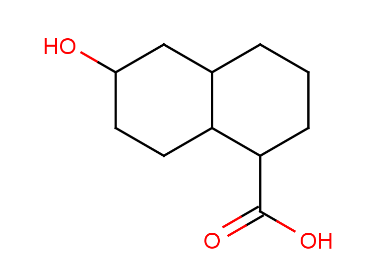 6-hydroxy-decahydronaphthalene-1-carboxylic acid