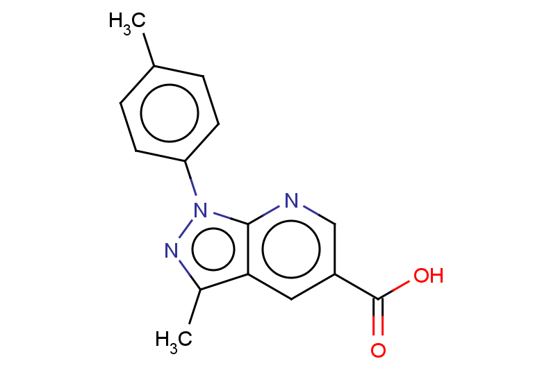 3-methyl-1-(4-methylphenyl)-1H-pyrazolo[3,4-b]pyridine-5-carboxylic acid