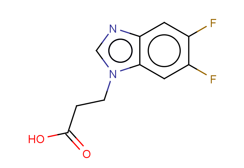 3-(5,6-difluoro-1H-1,3-benzodiazol-1-yl)propanoic acid