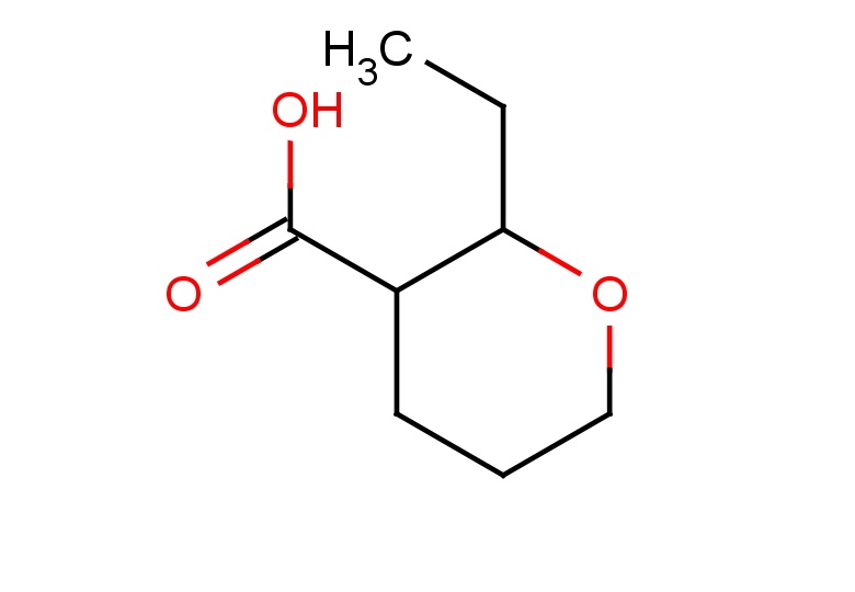 2-ethyloxane-3-carboxylic acid, Mixture of diastereomers
