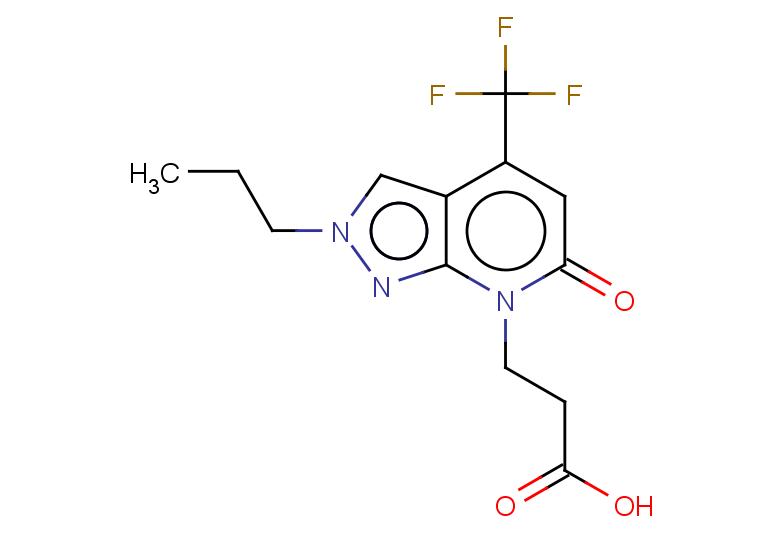 3-[6-oxo-2-propyl-4-(trifluoromethyl)-2H,6H,7H-pyrazolo[3,4-b]pyridin-7-yl]propanoic acid