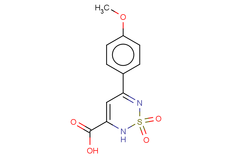5-(4-methoxyphenyl)-1,1-dioxo-2H-1lambda6,2,6-thiadiazine-3-carboxylic acid