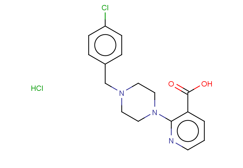 2-{4-[(4-chlorophenyl)methyl]piperazin-1-yl}pyridine-3-carboxylic acid hydrochloride