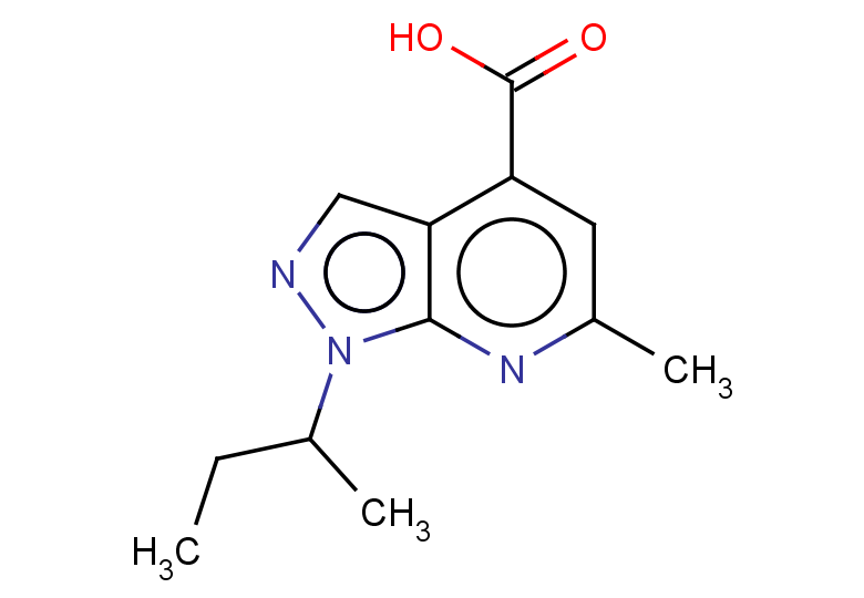 1-(butan-2-yl)-6-methyl-1H-pyrazolo[3,4-b]pyridine-4-carboxylic acid