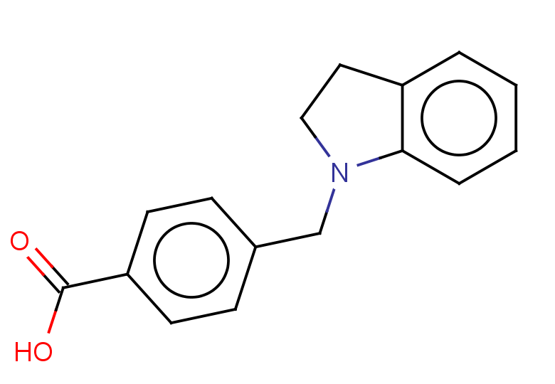 4-(2,3-dihydro-1H-indol-1-ylmethyl)benzoic acid