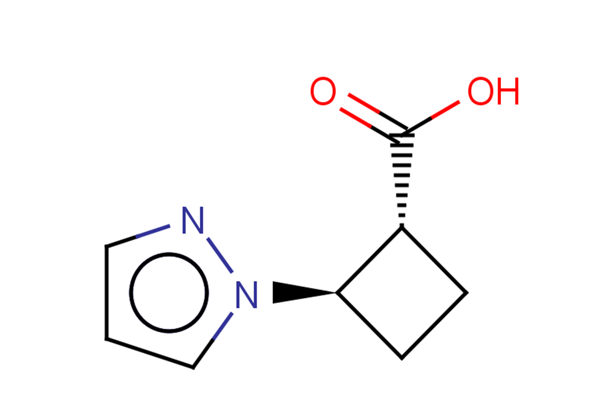 rac-(1R,2R)-2-(1H-pyrazol-1-yl)cyclobutane-1-carboxylic acid, trans