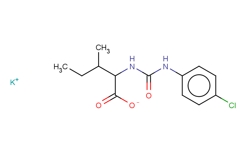 potassium 2-{[(4-chlorophenyl)carbamoyl]amino}-3-methylpentanoate