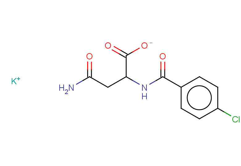 potassium 3-carbamoyl-2-[(4-chlorophenyl)formamido]propanoate