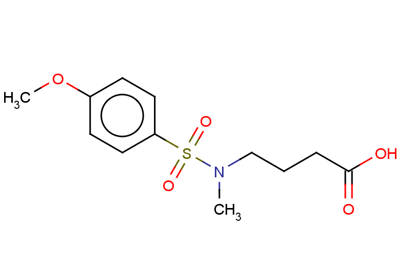 4-(N-methyl4-methoxybenzenesulfonamido)butanoic acid