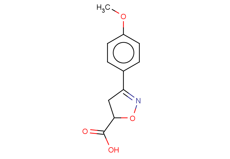 3-(4-methoxyphenyl)-4,5-dihydro-1,2-oxazole-5-carboxylic acid