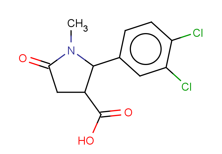 2-(3,4-dichlorophenyl)-1-methyl-5-oxopyrrolidine-3-carboxylic acid