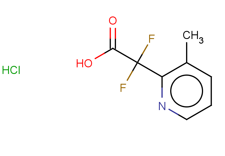 2,2-difluoro-2-(3-methylpyridin-2-yl)acetic acid hydrochloride