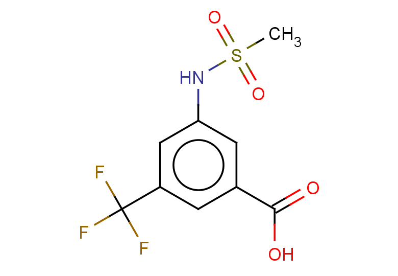 3-methanesulfonamido-5-(trifluoromethyl)benzoic acid