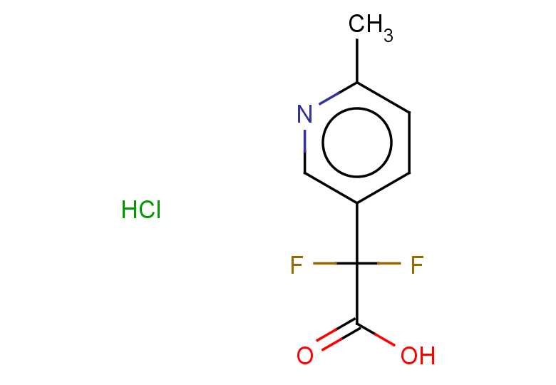 2,2-difluoro-2-(6-methylpyridin-3-yl)acetic acid hydrochloride