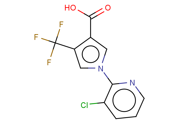 1-(3-chloropyridin-2-yl)-4-(trifluoromethyl)-1H-pyrrole-3-carboxylic acid