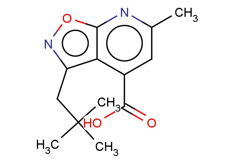 3-(2,2-dimethylpropyl)-6-methyl-[1,2]oxazolo[5,4-b]pyridine-4-carboxylic acid