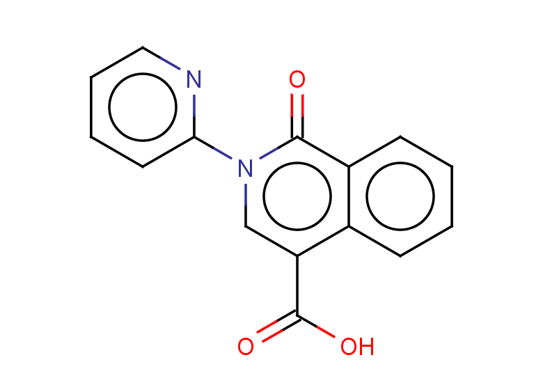 1-oxo-2-(pyridin-2-yl)-1,2-dihydroisoquinoline-4-carboxylic acid