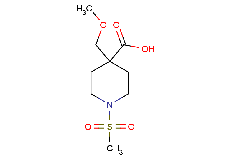 1-methanesulfonyl-4-(methoxymethyl)piperidine-4-carboxylic acid