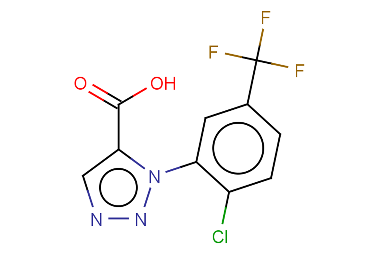 1-[2-chloro-5-(trifluoromethyl)phenyl]-1H-1,2,3-triazole-5-carboxylic acid