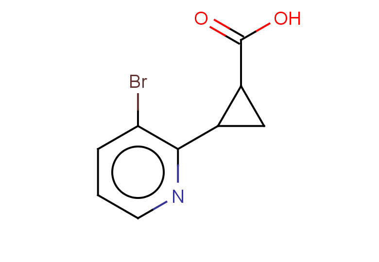 2-(3-bromopyridin-2-yl)cyclopropane-1-carboxylic acid