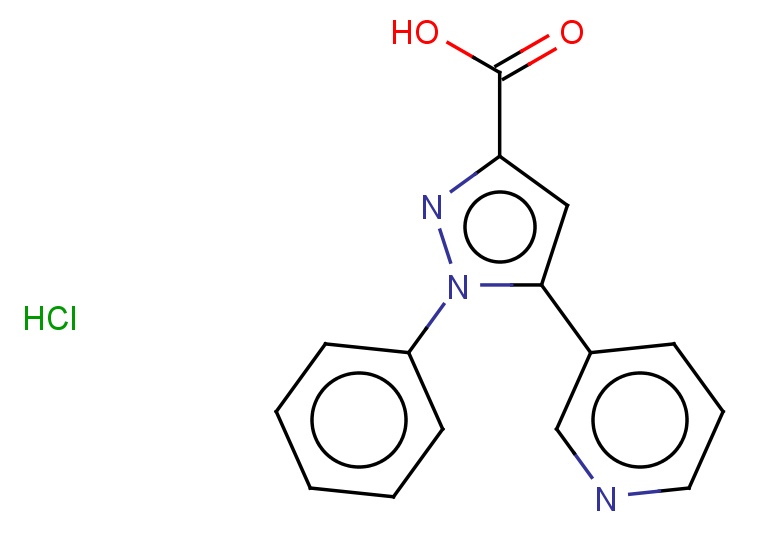 1-phenyl-5-(pyridin-3-yl)-1H-pyrazole-3-carboxylic acid hydrochloride