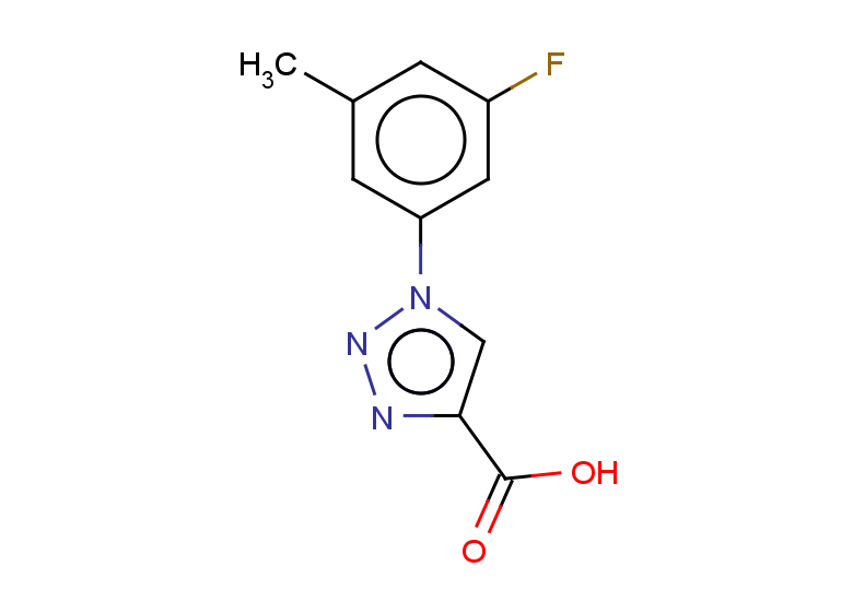 1-(3-fluoro-5-methylphenyl)-1H-1,2,3-triazole-4-carboxylic acid